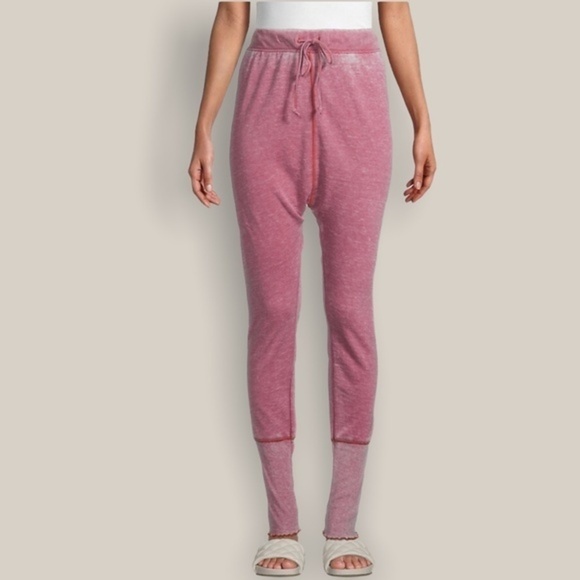 FREE PEOPLE NWT Cozy All Day Rose-Colored SOFT Harem Jogger Pants/Small - Picture 6 of 16